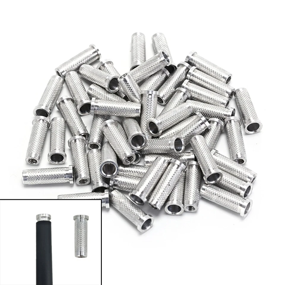 Insertos de flecha de aluminio ID6,2 mm fibra de vidrio de carbono arco tiro con arco eje hágalo usted mismo Foto 2 de 4