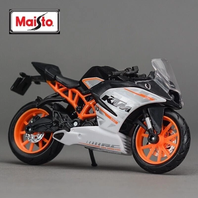 Maisto 1:18 KTM RC 390 Modelo de Motocicleta Diecast Juguete Bicicleta Regalo CAJA MOTOGP Soporte Foto 2 de 4