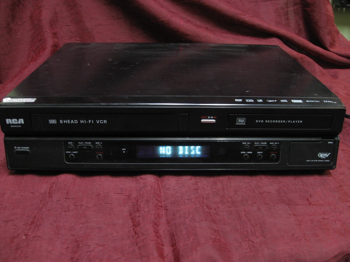 RCA DRC8335 combo DVD Recorder player WORKS mini DV in line in