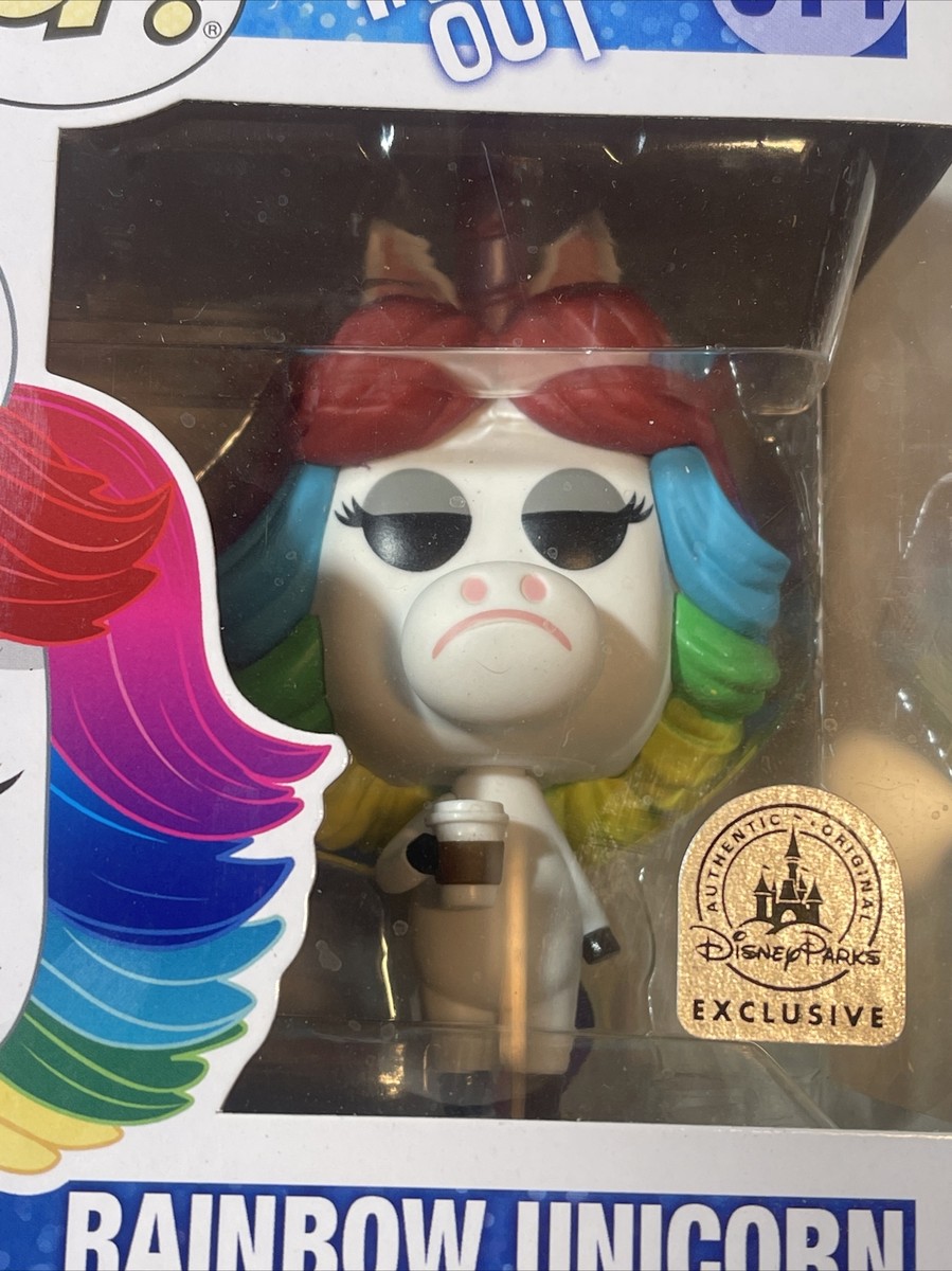 Funko Pop Inside Out Rainbow Unicorn Disney Parks Exclusive 514
