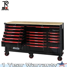 Automobile Repair Heavy-duty Tool Cart w/ 19 Drawers Mobile Storage Tool Cabinet