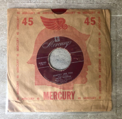 OSCAR PETERSON Mercury Red record 8930X45 w/original sleeve Robbins Nest