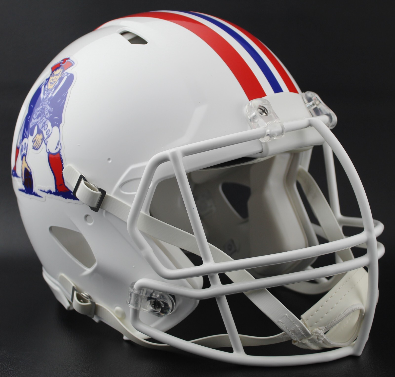 NEW ENGLAND PATRIOTS NFL Riddell SPEED Authentic Football Helmet JOHN ...