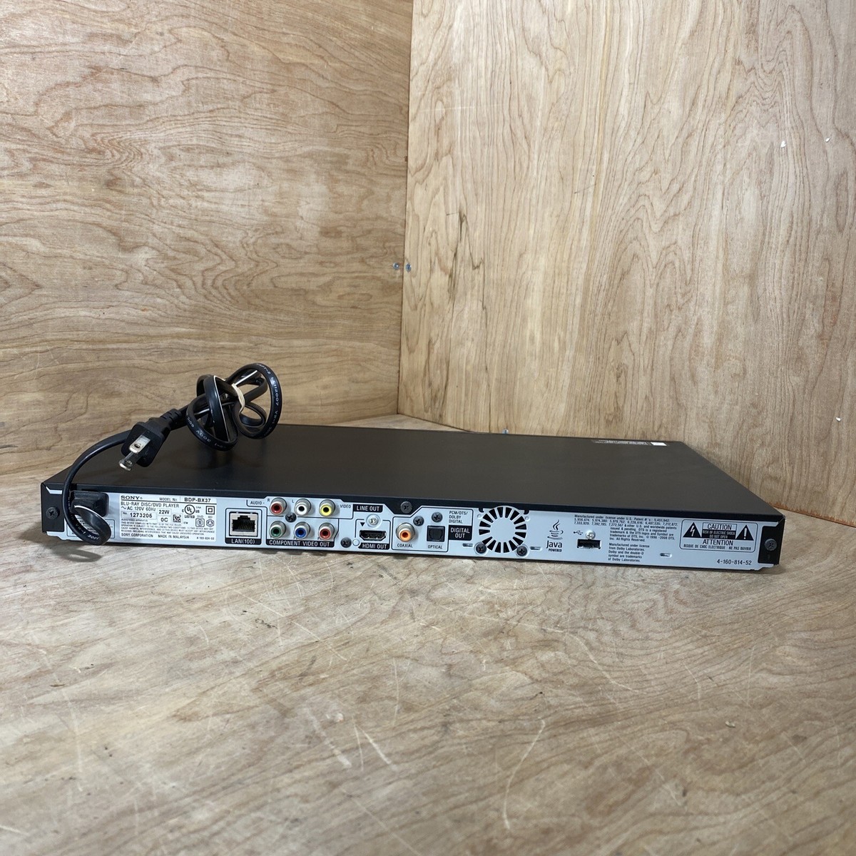 Sony BDP-BX37 Blu Ray Disc/DVD Player Tested & Works | eBay