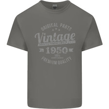 Vintage Year 76th Birthday 1950 Mens Cotton T-Shirt Tee Top