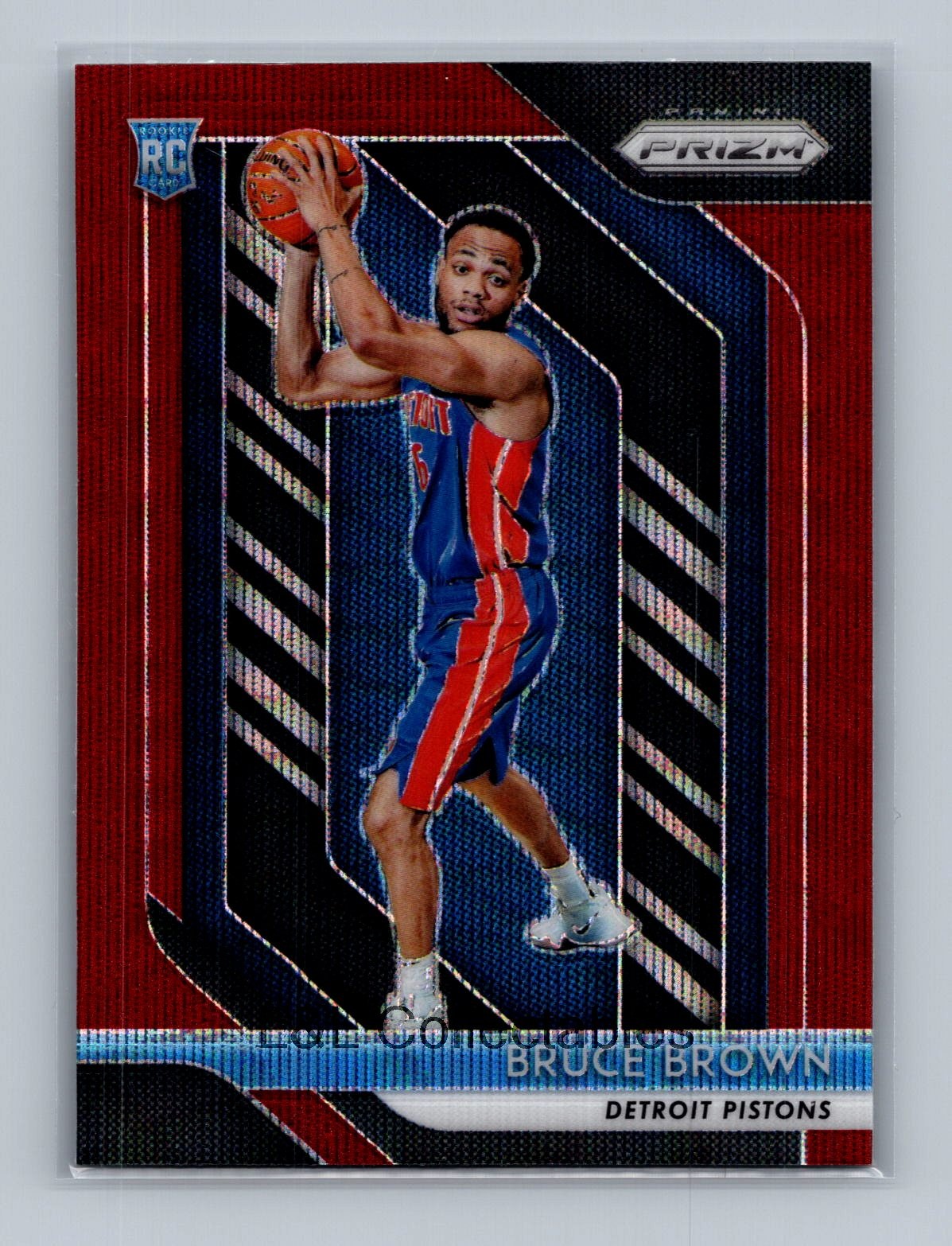 2018-19 Panini Prizm #132 Bruce Brown Prizms Ruby Wave