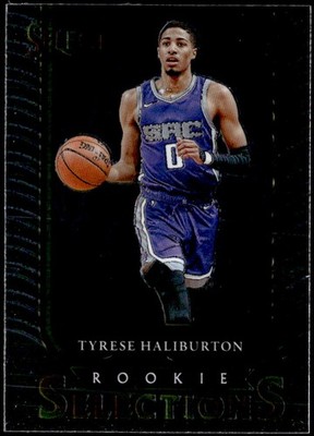 2020-21 Panini Select #3 Tyrese Haliburton Rookie Selections E1