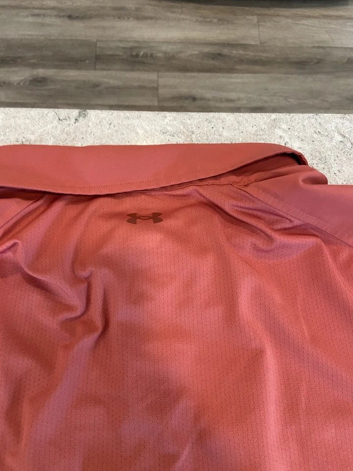Under Armour Hybrid Red Long Sleeve Shirt Fish XXL - Image 3 of 4