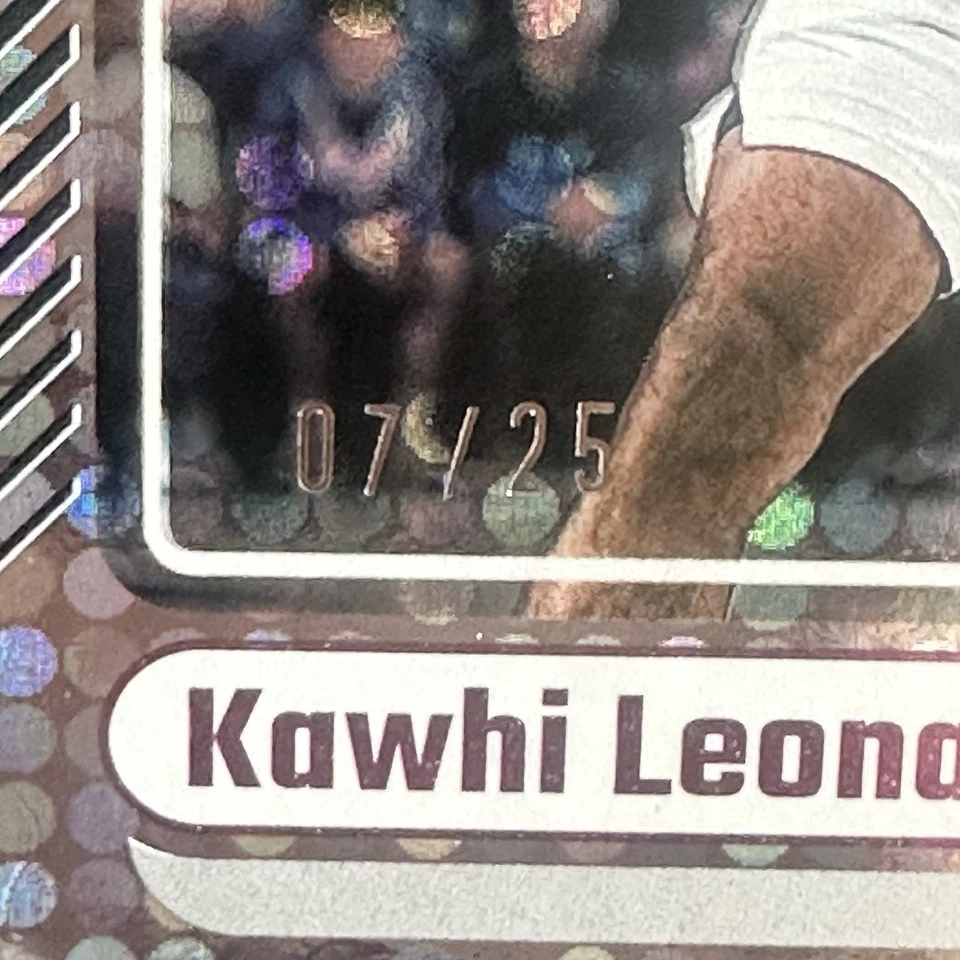 Clippers LA 2024-25 Panini Donruss Kawhi Leonard #171 Pink Disco Parallel #/25 Foto 2 de 3