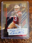 3/4 2024 Leaf Pro Set Pure Brock Purdy Autograph 49ERS SPARKLE BA-BP1 322