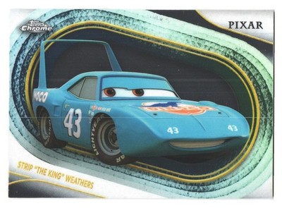 2025 Topps Chrome Disney Trading Card 57 Strip The King Weathers CARS