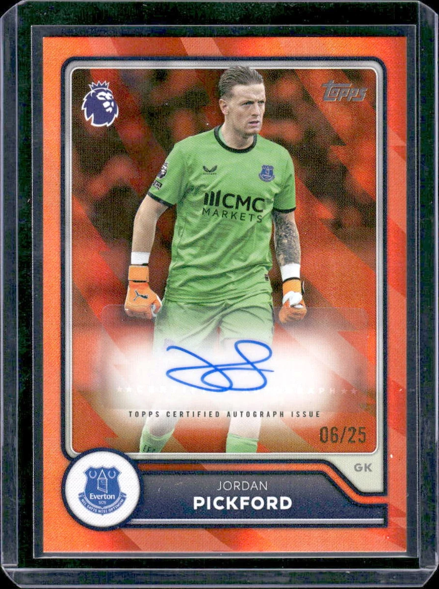Everton Soccer Original Serial Numbered Sports Trading Cards