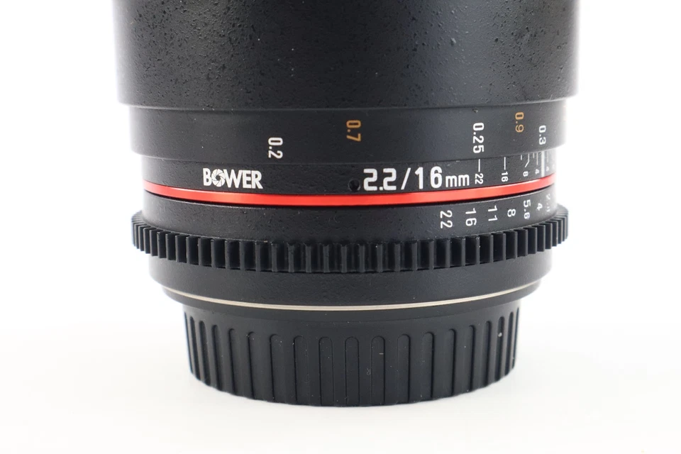 BOWER (ROKINON) Cine DS 16mm T2.2 Cine Wide Angle Lens - Image 3 of 4