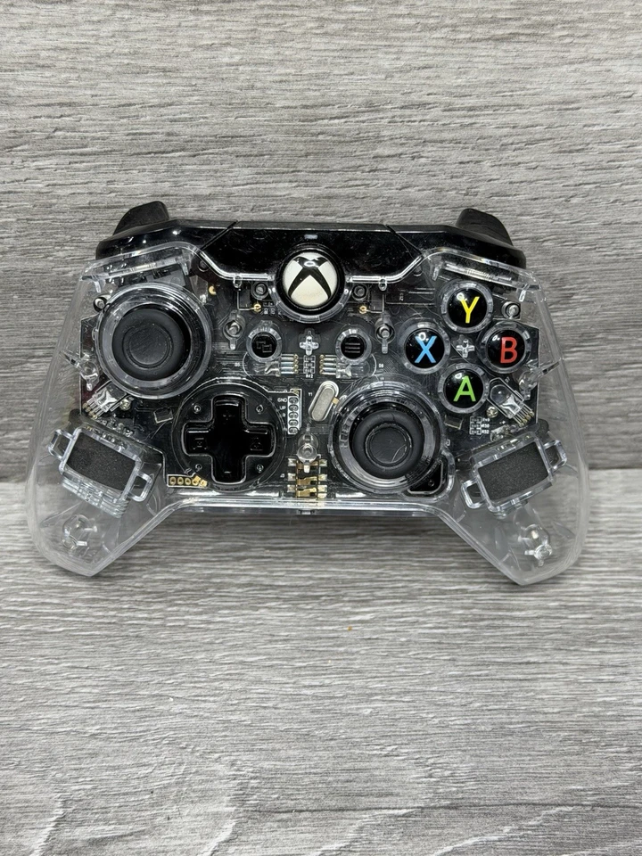 Xbox One Controller  Wired Afterglow GREEN Clear 048-121  Series X/S / PC Game - Image 3 of 4