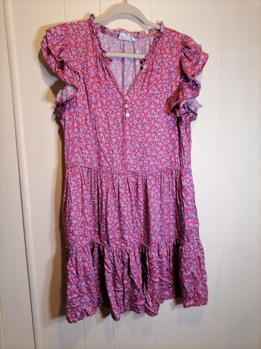 Anthropologie OMIKA Wilora Mini Dress Nirali Pink with Pockets Small