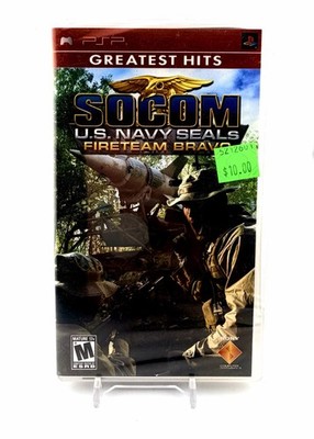 Socom US Navy Seals Fireteam Bravo (Sony PSP, 2005) BRAND NEW + FACTORY SEALED!