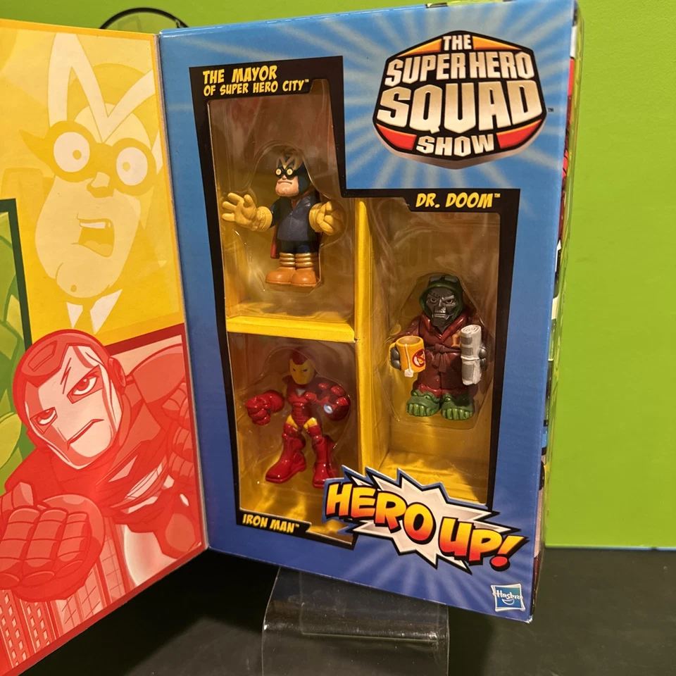 孩之宝 Super Hero Squad Show SDCC 2010 独家城市市长 Dr Doom 钢铁侠 — 第 2/4 张图片