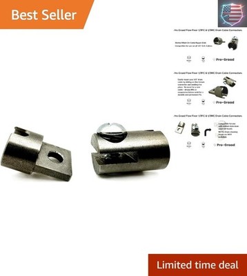 Flow Fixer 1/2  Slotted Drain Cleaner Cable Weld On Repair End, 1/2FC & 1/2MC...