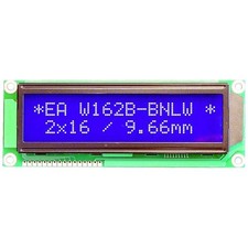 VISIONS DISPLAY EAW162B-BNLW 7 Segment Display Blue-White 9.66mm 3.3V, 5V