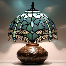 Small Tiffany Table Lamp Mini Mushroom Stained Glass Lamp Memory Sympathy Lamp 1