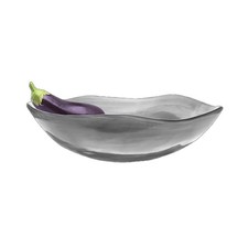 Steelite KMK2718GICE Wave Grey Ice 3.5 qt. Round Bowl-Wasserstrom 24943
