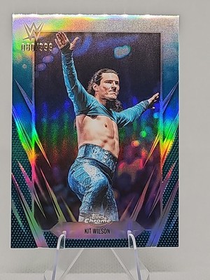 2026 Topps Chrome WWE Kit Wilson TEAL REFRACTOR 080 /299 