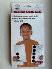 Sensational Math Ten-Frame Activity Cards Math Education Grades K-2