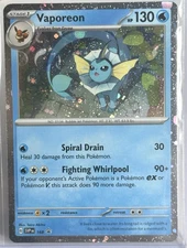 Vaporeon Cosmos Holo  Black Star Promo Pokemon Card SVP 168