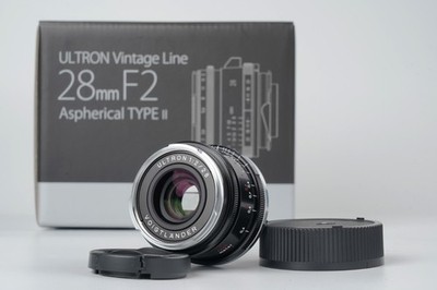 [Brand New] Voigtlander Ultron Vintage Line 28mm F/2 Type II VM Leica M Black