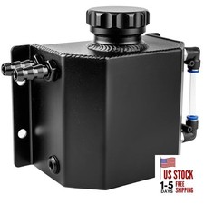 Coolant Overflow Tank, Aluminum Coolant Reservoir Tank, 1L Universal Reservoir