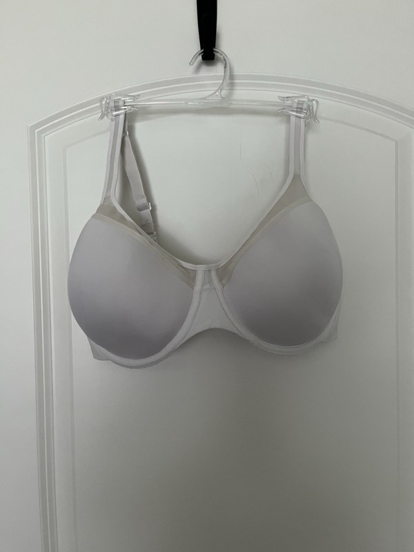 Bali 3439 One Smooth U White Polyester Underwired T Shirt Bra 36DD