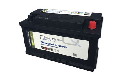 Q-Batteries Autobatterie 80Ah 680A Q80, wartungsfrei inkl. 7,50   Pfand