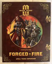 New! Open Box, Mage Wars Forged in Fire Game Spell Tome Expansion