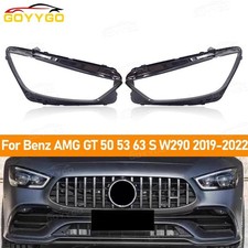 2X Auto Scheinwerfer Linsen Abdeckung Shell f&uuml;r Benz AMG GT 50 53 63 W290 19-22