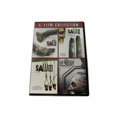 Saw 4-Film Collection DVD Set Saw I II III IV Horror Movies