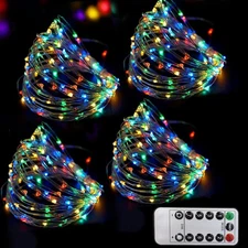 Christmas Car Multicolor Lights 66Ft 200 LED Battery Operated Remote Control St