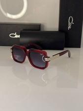 CAZAL 607 Red black gradient lens Iconic Vintage Hip Hop Luxury Sunglass