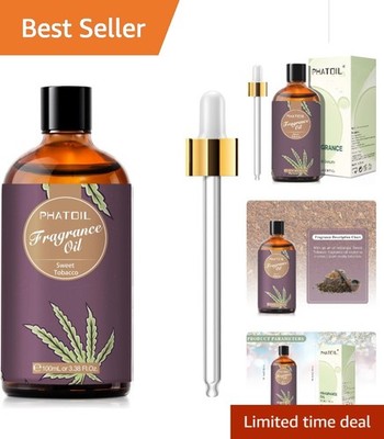 3.38FL.OZ Sweet Tobacco Fragrance Oil - Luxurious Aromatherapy Essential Oil