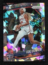 2025 Panini Prizm WNBA Ice Prizm Kiki Iriafen #72 Rookie RC 1qv7