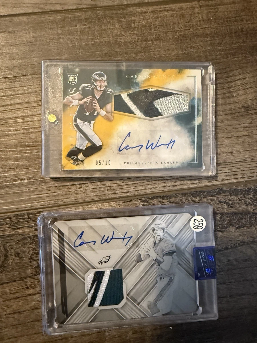 Carson Wentz Football Sports Trading Card Singles Rookie for sale