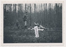 Foto Wehrmacht Soldat am Feldtelefon 2.WK (740n)