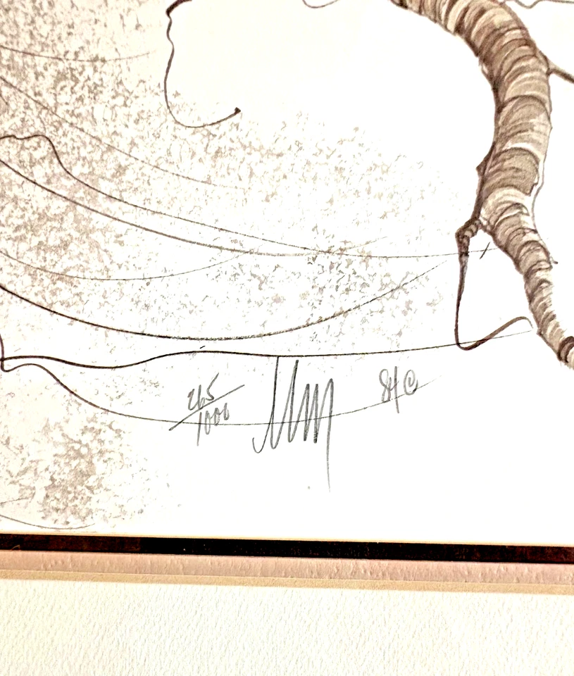 P. Buckley Moss "Loudmouths" 1984 Enmarcado Firmado 265/1000 Impresión Rara. Foto 2 de 3