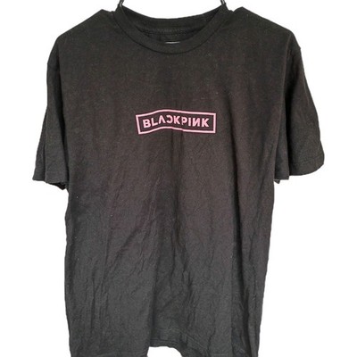 Blackpink T Shirt Adult Large Black K-Pop Official The Album Tour Merch Music L