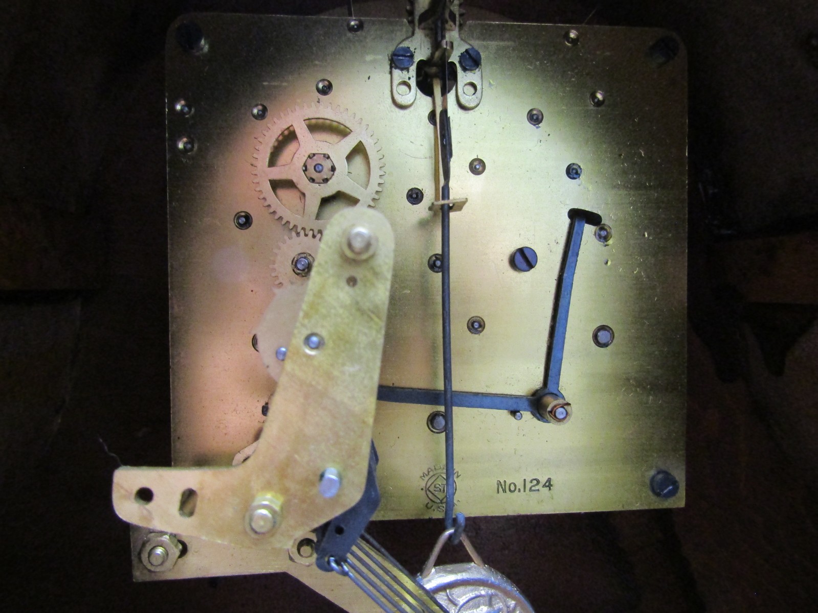 Seth Thomas Tambour Mantle Clock #124 Works Nice condition No. 56 Chime VIDEO