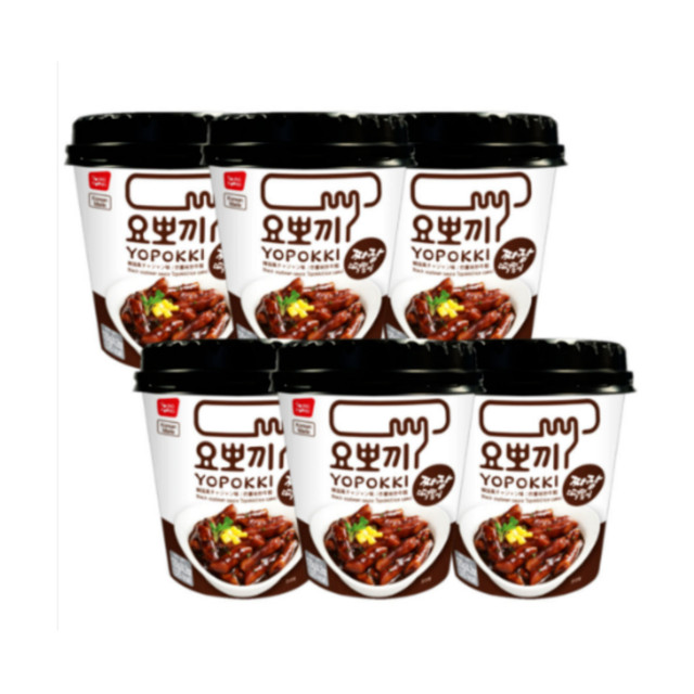 Yopokki Jjajang Tteokbokki 120g x 6 Packs
