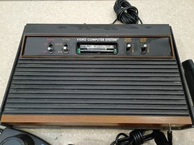 Atari 2600 Console Woody 4-Switch CX-2600 Paddles Joystick Power Supply Trigger