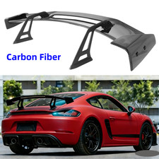 59 Inch GT Wing Rear Trunk Spoiler Carbon Fiber Style Universal Car Compatible