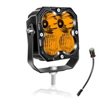4 inch 30W LED Light Bar with DT Wiring,Amber 4 inch amber spot flood beam