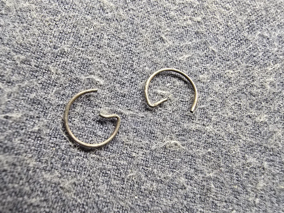 Super Tiger S3000 RC Airplane Engine Part - Piston Wrist Pin Retainer Clips - Image 2 of 2