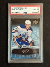 PSA 10 Leon Draisaitl #161 Premieres /99 True Rookie 2014-15 Upper Deck Ice RC